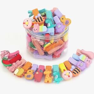 Cute Girls Fruit Flower Hair Clips-Animal Models‎ in Box(26)-NEW